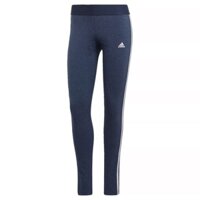 Quần legging 3 sọc adidas nữ Essentials màu xanh dương