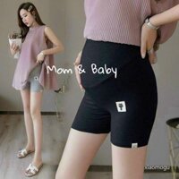 Quần legging bầu Mèo cotton đẹp mát (Đùi,ngố , lửng, dài ) có chun điều chỉnh
