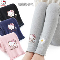 Quần legging bé gái Hello Kitty quần dài bé gái mẫu mới mùa xuân thu mặc ngoài
