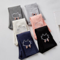 Quần Legging Bé Gái Hợp Thời Trang Trẻ Em Mùa Xuân Thu Quần Mỏng Hoạt Hình Mắt Cá Chân Cho Bé Mặc Ngoài Thời Trang