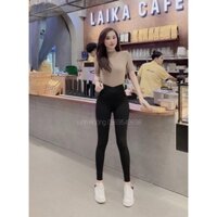 quần legging cạp chéo gel bụng