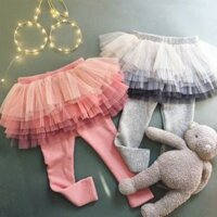 QUẦN LEGGING CÓ VÁY TUTU PHỒNG