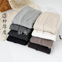 Quần legging cotton cỡ lớn mới mùa thu đông cho phụ nữ, nhung mỏng, dày, cho người béo MM, chị em giàu có, quần tất trắng bột yến mạch