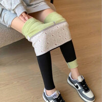 Quần Legging Dài Nữ Lót Lông (Hàng Loại 1) Cạp Cao Giữ Ấm Mùa Đông Co Dãn Tốt