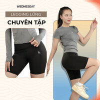 Quần Legging Đùi Nữ Cạp Cao Nâng Mông Tôn Dáng Co Giãn 4 Chiều Tập Gym Yoga QLG603