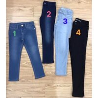 Quần legging giả jean bé gái