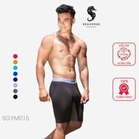 Quần Legging Gym Nam dáng ngắn giữ nhiệt ôm mông SGYM015 thương hiệu SEAHORSE