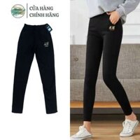 Quần LEGGING HM chất nỉ cao cấp loại 1, lót lông siêu ấm, cạp cao tôn dáng, gen bụng nâng mông - Hona Store Official - H