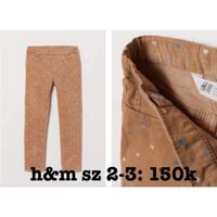quần legging h&m sz 2-3