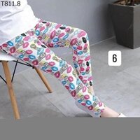 QUẦN LEGGING  HOA BÉ GÁI