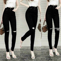 quần legging jean rách gối co giãn tốt bigsize 60-90kg