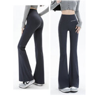 Quần Legging loe Eo Cao Quần Ống Rộng Nữ Tập Gym Thể Thao Quần Yoga Khiêu Vũ Quần Retro Phù Hợp Với Quần Áo Đẩy Lên