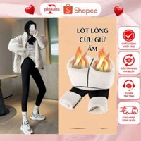 Quần Legging Lót Nỉ Lông Cừu PINKAHA Giữ Nhiệt Siêu Ấm Mặc Mùa Đông Nâng Mông Tôn Dáng Dày Dặn LG101
