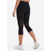 Quần legging lửng Demix phối lưới
