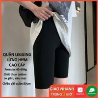 Quần Legging Lửng Nữ HffM có túi trước HM04 ChiChi.Legging đùi ngố chất thun cotton dày dặn,mềm mịn,thoáng mát  ་