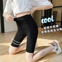 Quần legging lửng nữ thể thao, quần đùi ngố thái cạp chun