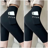 Quần legging lửng nữ