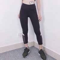 Quần legging lửng vá lưới
