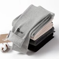 Quần Legging Màu Trơn In Chữ Thời Trang Thu Đông Cho Bé 90-140cm