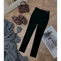 Quần Legging Miu Nữ LÓT NỈ mỏng, Quần Legging Dài Gen Bụng Nâng Mông freesize 48-65kg