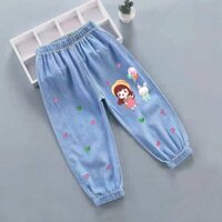 Quần Legging Mỏng Chống Muỗi Phong Cách Mới Cho Bé Gái