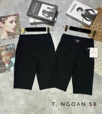 Quần legging ngố nữ,quần legging nữ mặc tôn dáng - đen wang - M