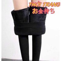 Quần legging nỉ lót lông giữ nhiệt nữ cạp cao hàng loại 1 đẹp 359