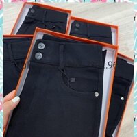 Quần legging nữ cạp cao dài nâng mông có túi cúc khóa kéo - Quần legging đen nữ dài co giãn loại 1 FULL BOX QL02-JULI