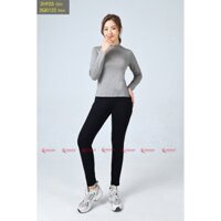 Quần legging nữ CARDINA chất viscose cao cấp bản cạp chun co giãn thoải mái siêu bền 2Q01