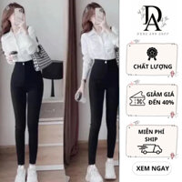 Quần Legging nữ dài cạp cao có túi 1 cúc khóa kéo công sở co giãn gen bụng vải dày Umi ôm dáng