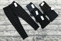 Quần Legging nữ kẻ caro trẻ trung