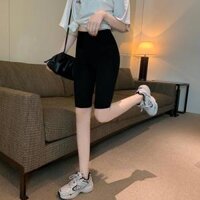 Quần legging nữ ngắn ngang đùi chất thun co giãn "LEGGING"