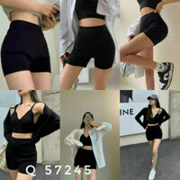 Quần legging nữ ngố, đùi, tập gym vải thun cao cấp