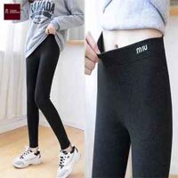 Quần Legging Nữ Nót Lông Vải Loại 1 Dày, Quần Nữ Lót Lông Mặc Siêu Ấm Mẫu Mới Tôn Đường Cong Vóc Dáng Trẻ Trung