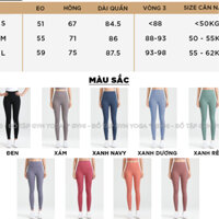 Quần legging nữ thun LULU cao cấp.