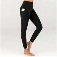 Quần legging nữ UTi dài nâng mông lưng cạp cao - thun đẹp ôm bó vải dày dặn
