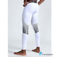Quần legging tập gym nam Z154 (màu trắng)