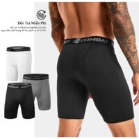Quần Legging Thể Thao Nam, Quần Đùi Bó Sát, Có Màu Đen, Xám, Trắng, Xanh Thích Hợp Tập Luyện