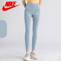 Quần Legging Thể Thao nike 2022 Lưng Cao Có Túi Tiện Dụng Cho Nữ