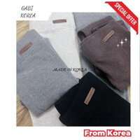 Quần legging thiết kế Hàn Quốc Handmade nỉ dạ êm Punch&Punch Made in Korea