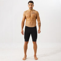 Quần leggings tập gym cho nam Hibi Sports M103 - Loại đùi không đường phối - ĐEN - M