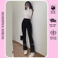 Quần lenging loe hàng xin chất dày dặn siêu mịn không xù SUBIN FASHION SB184