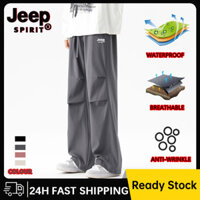 Quần leo núi ngoài trời JEEP SPIRIT dành cho nam Quần chống thấm nước màu xám