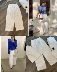 Quần Linen Trắng Massimo Dutti Dư Xịn 15261