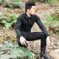 Quần lính túi hộp, Quần chiên thuật rằn ri Phong Cách Lính ARM-984 Rằn ri xanh - ĐEN - 36