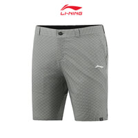 Quần LiNing Nam Chính Hãng,Short Golf LiNing Chính Hãng , Thiết Kế Cạp Cài Cúc Lịch Sự - AR06
