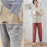 Quần lông nhung siêu ấm, mềm mại