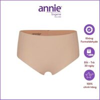 Quần lót annie không viền trơn gen nhẹ lưng cao ôm bụng tạo dáng annie - Da,L