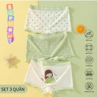 Quần lót bé gái mùa hè, lụa băng mát mẻ, chống ẩm, vi khuẩn