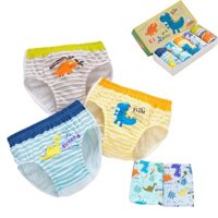 Quần lót bé trai - Combo 4 quần sip bé trai set MINKHI BT103